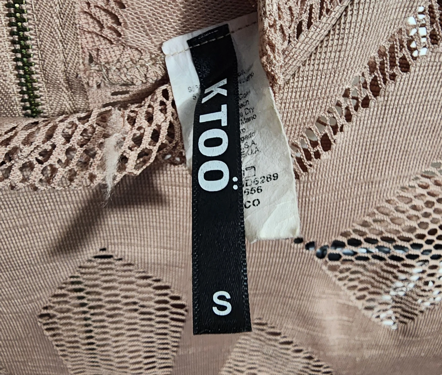Ktoo Sleeveless Tan Patterned Dress - photo 3