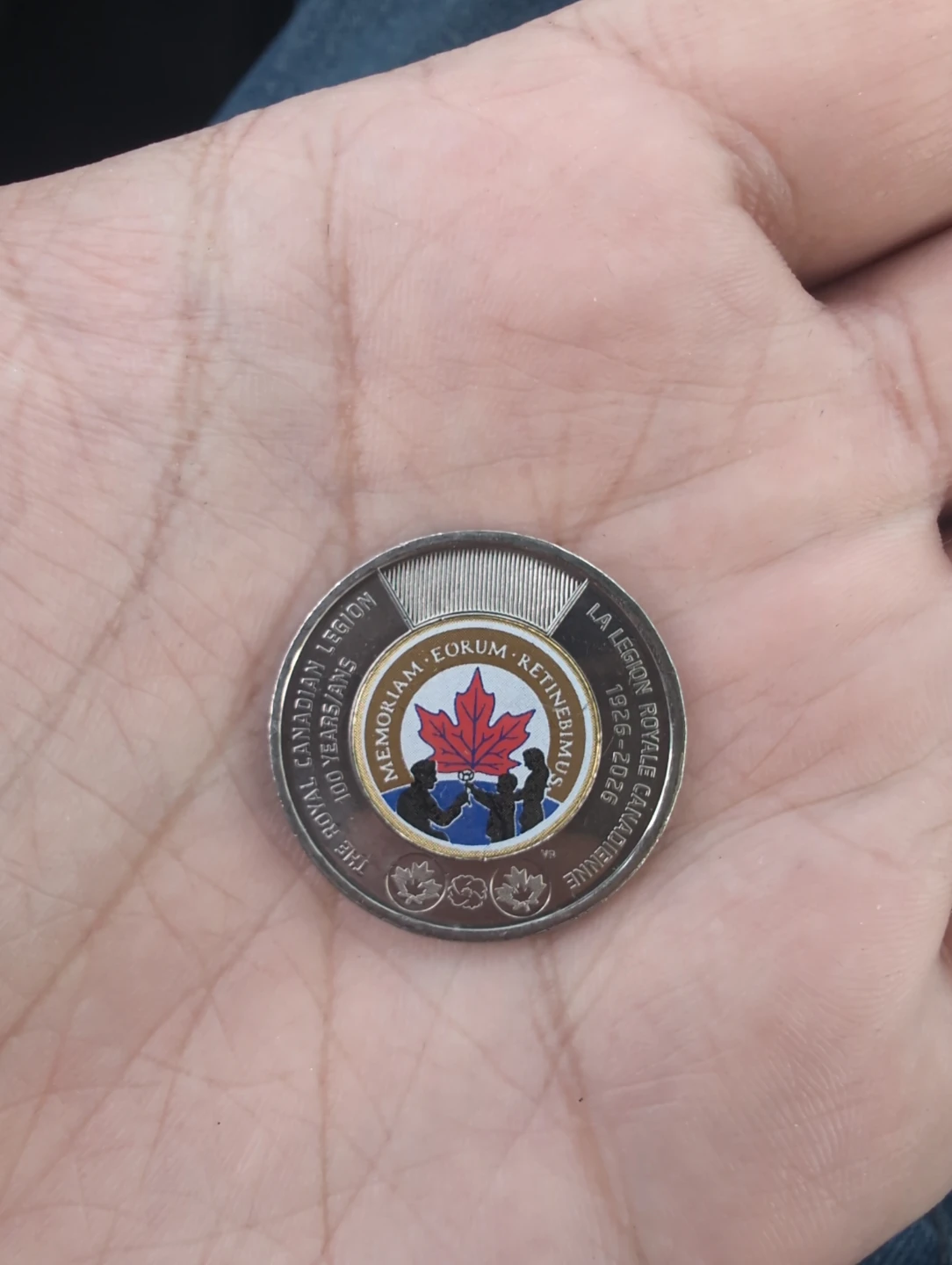 Royal Canadian Legion 2 Dollar Coin