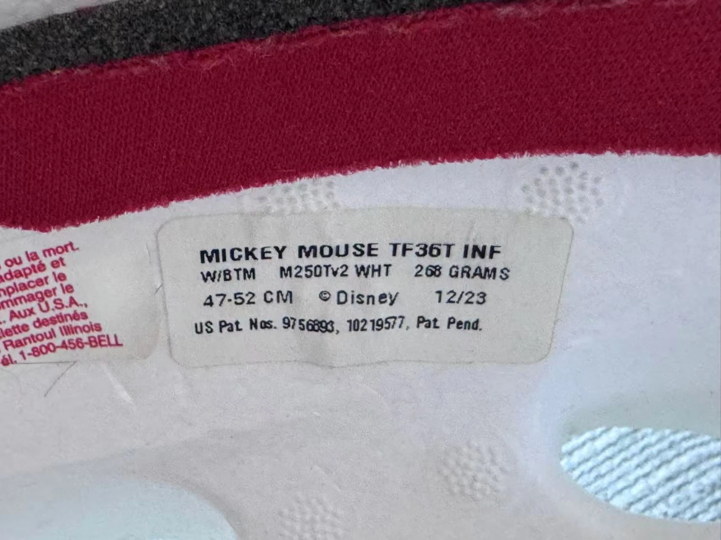 Bell Disney Mickey Mouse Infant Bike Helmet 47-52cm - photo 2