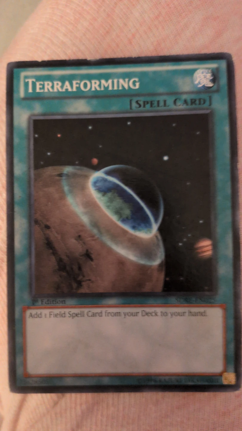Yu-Gi-Oh! Terraforming Spell Card