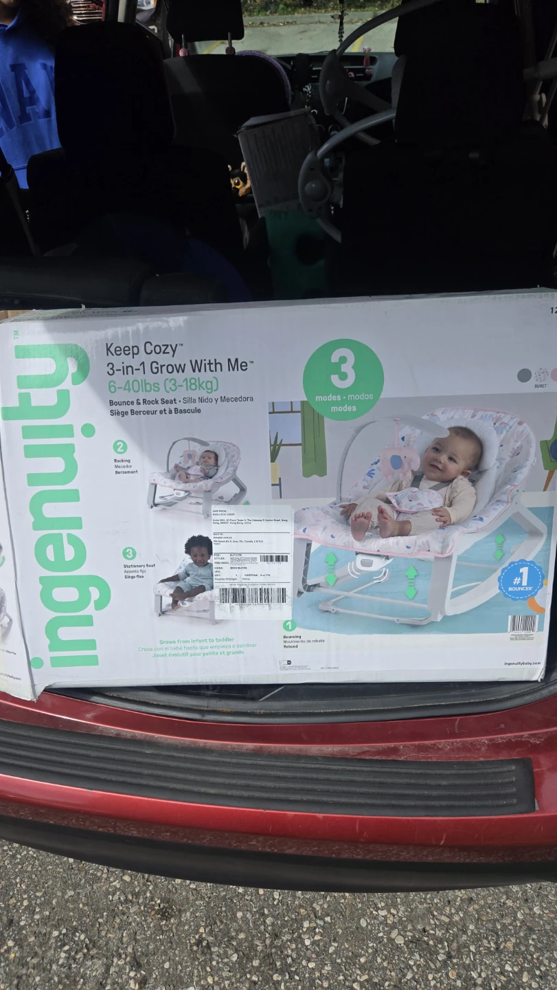 Ingenuity Keep Cozy 3-in-1 Grow With Me Bouncer