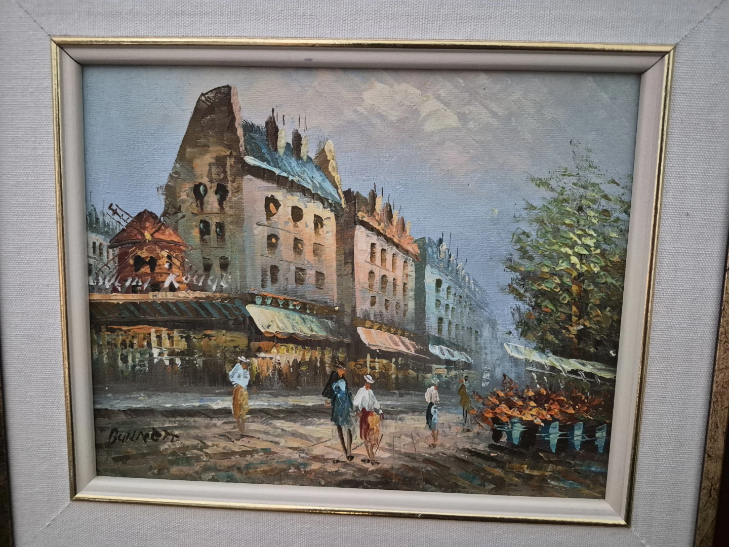 Burnett Framed Painting - Paris Street Scene - photo 2