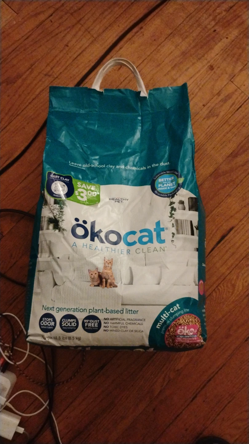 ökoCat Multi-Cat Plant-Based Litter 18.8 lbs