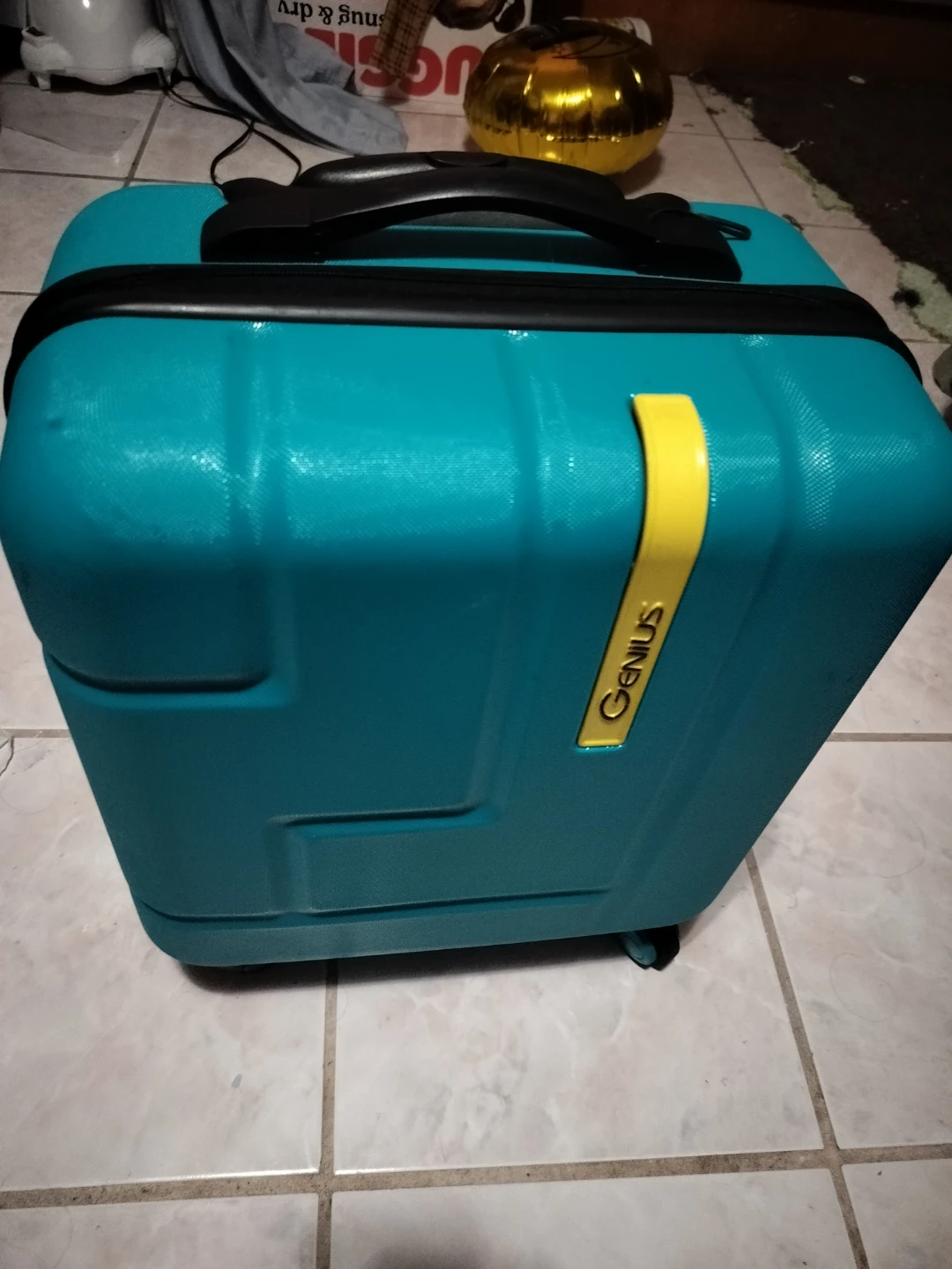 🏈Genius Hardside Carry-On Luggage Teal