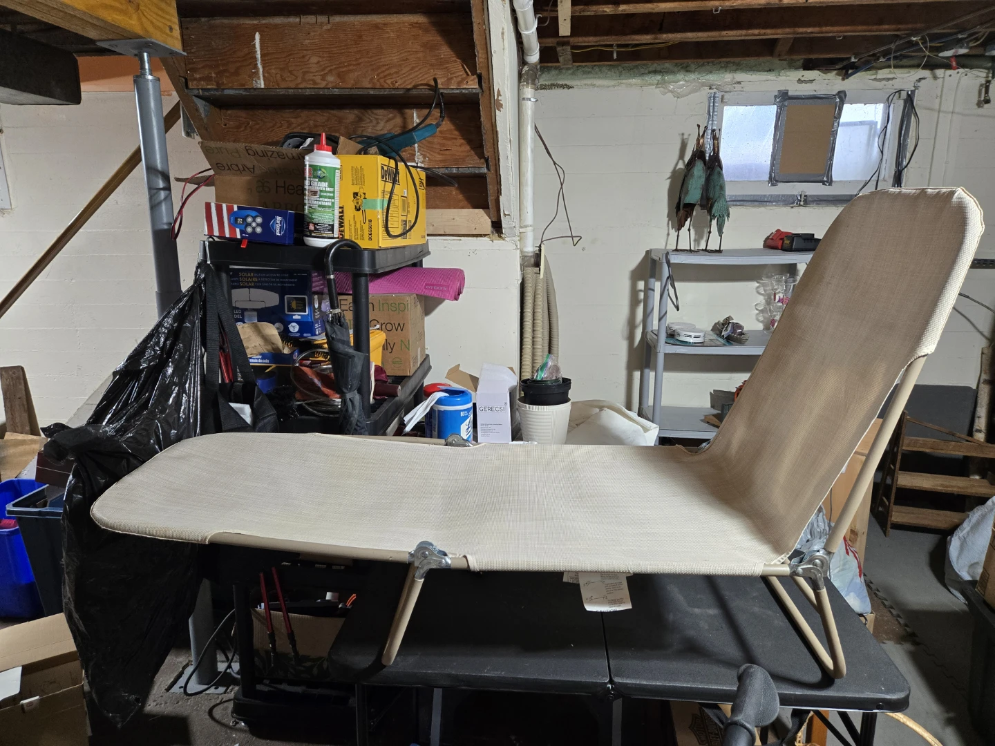Tan Fabric Lounge Chair - photo 2