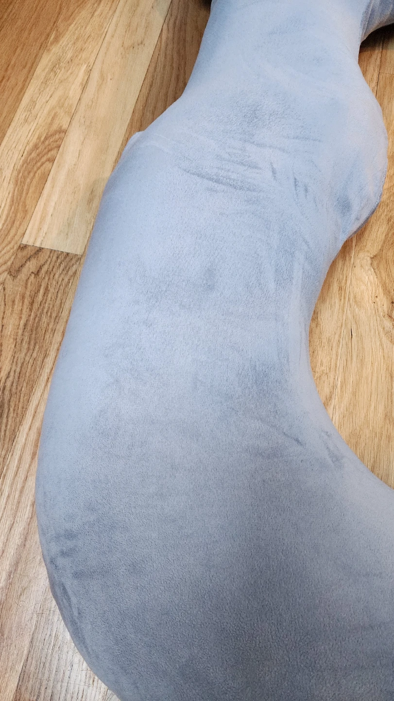 Light Blue C-Shaped Pregnancy Pillow - photo 4
