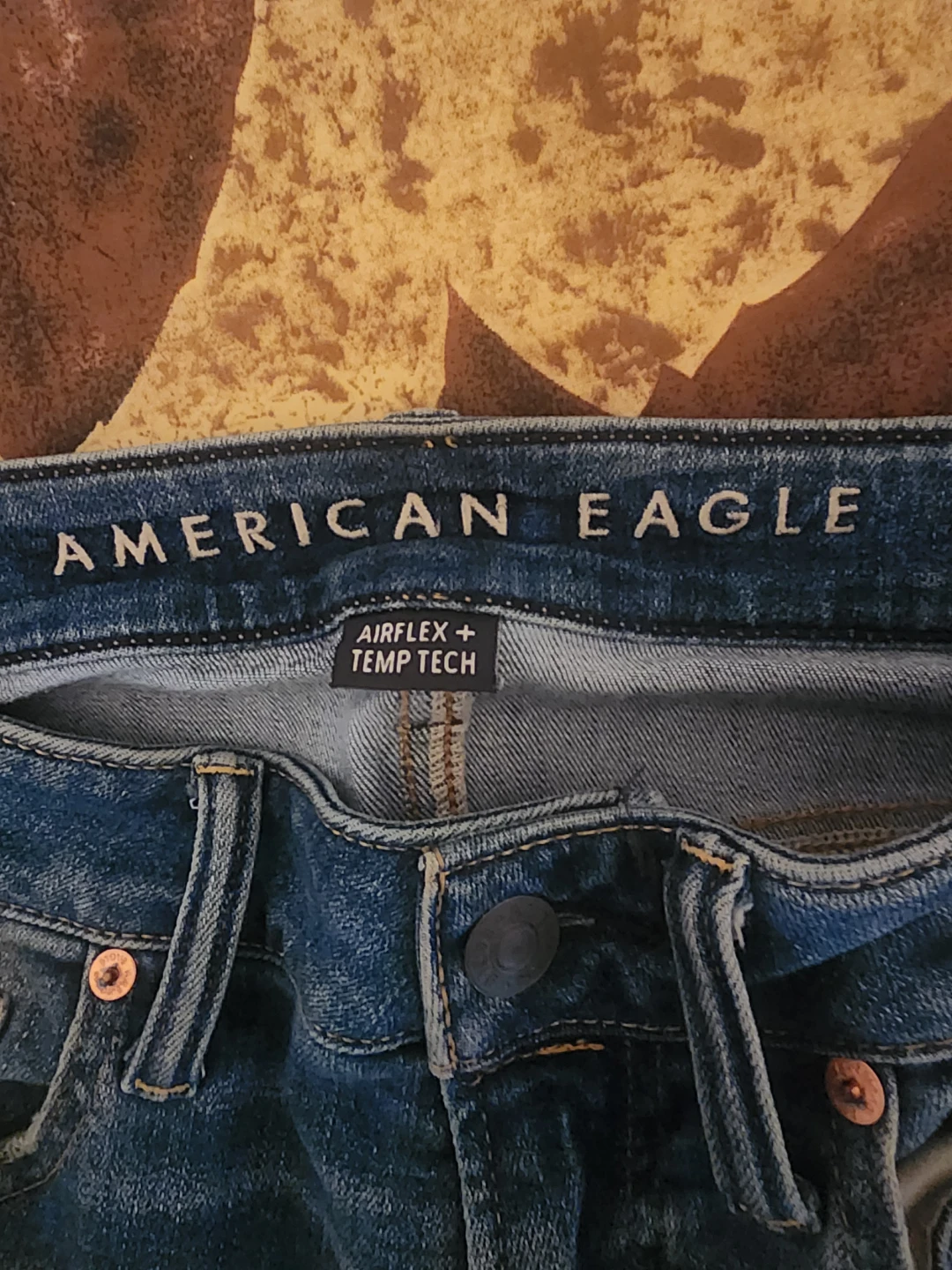 American Eagle Airflex + Temp Tech Distressed Jeans - photo 2