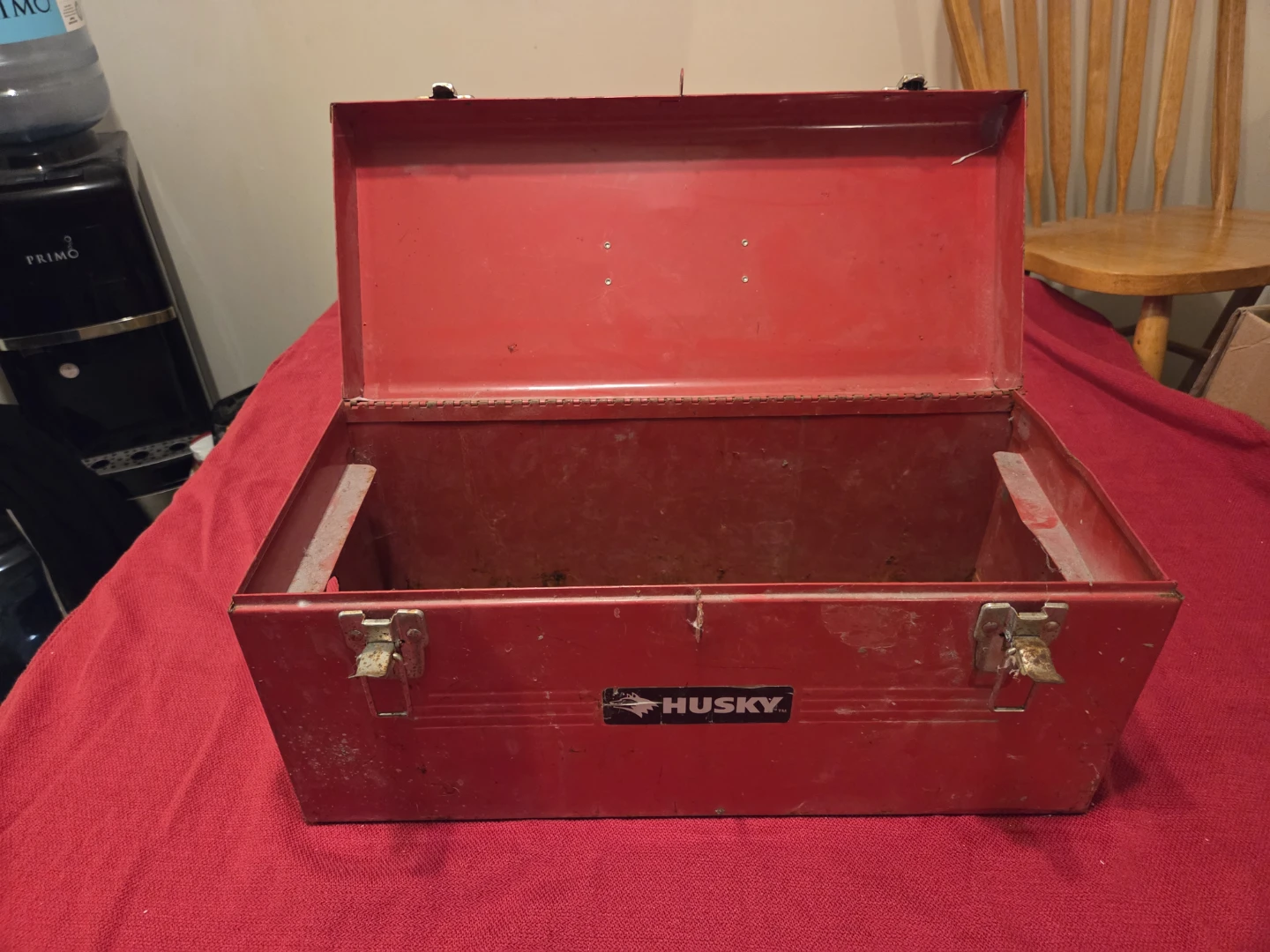 Snap-on Red Metal Toolbox, husky tool box, and mastercraft - photo 5