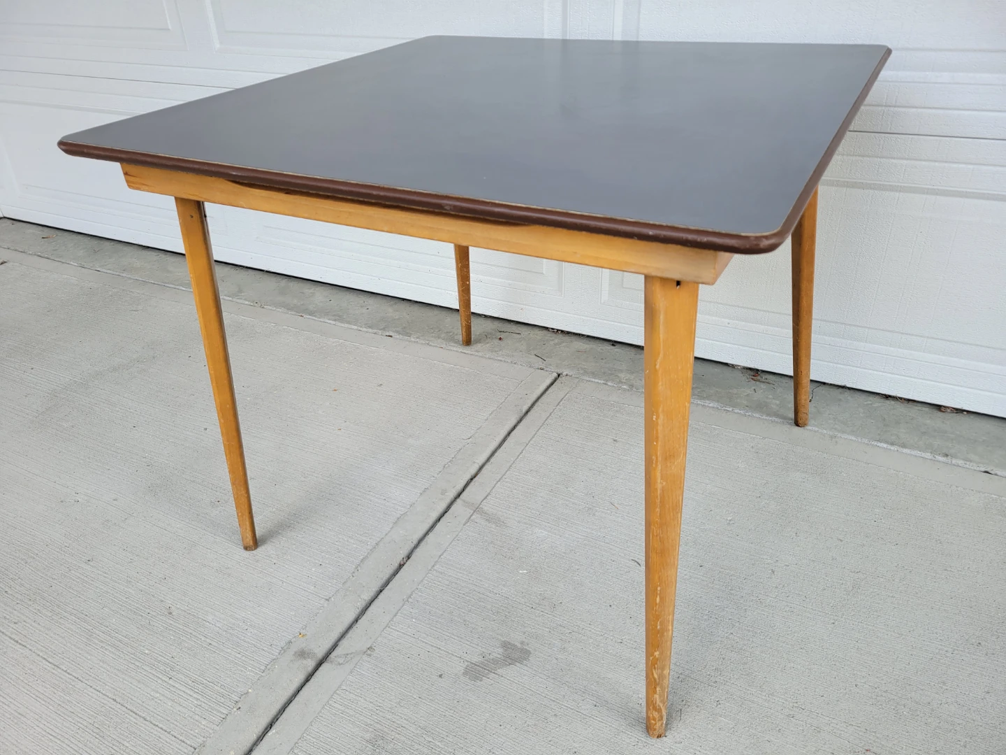 Vintage Mid-Century Modern Square Dining Table / Card Table - photo 2