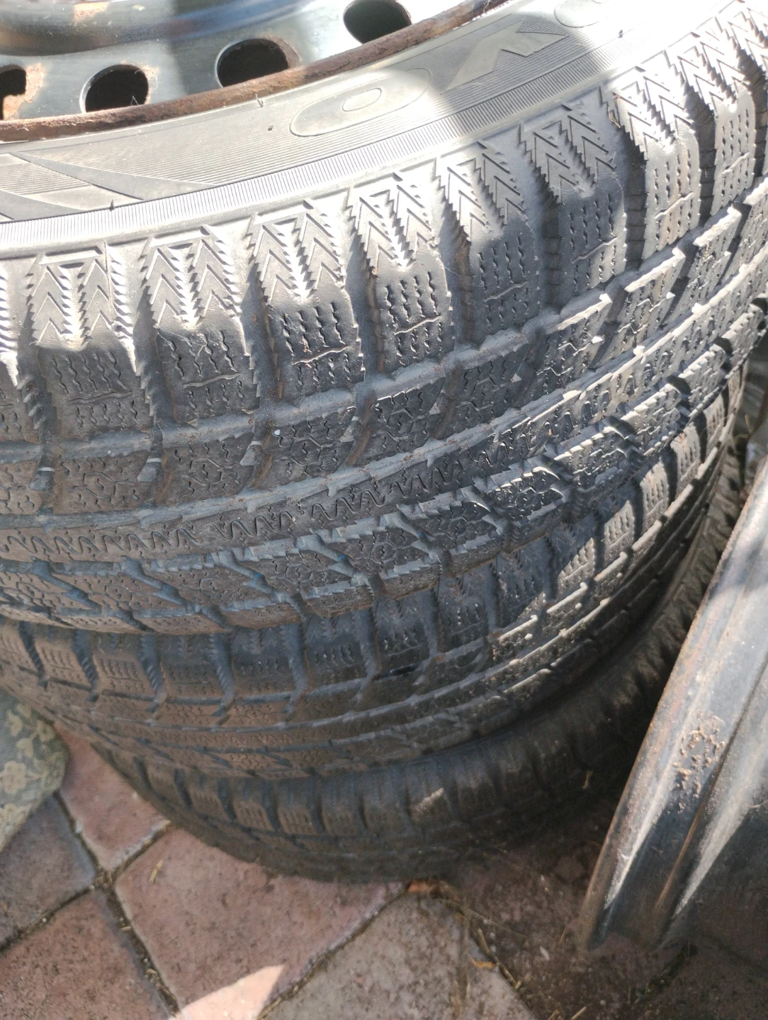 205/65R15 Tires on Steel Rims - photo 3