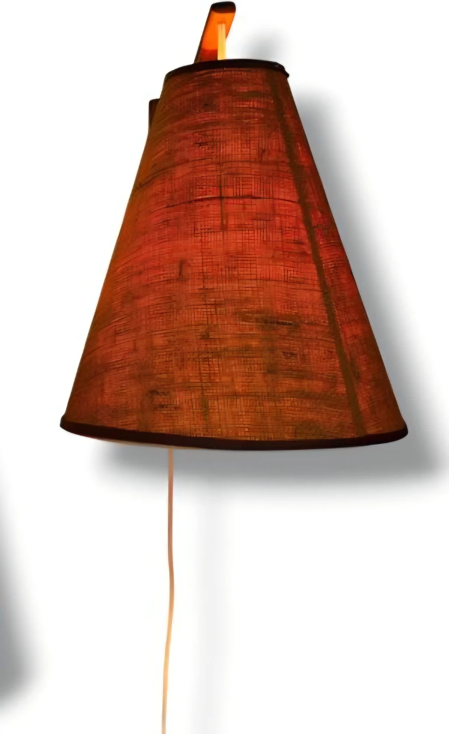 Vintage MCM Danish Teak Wall Mountable Lamp - photo 3
