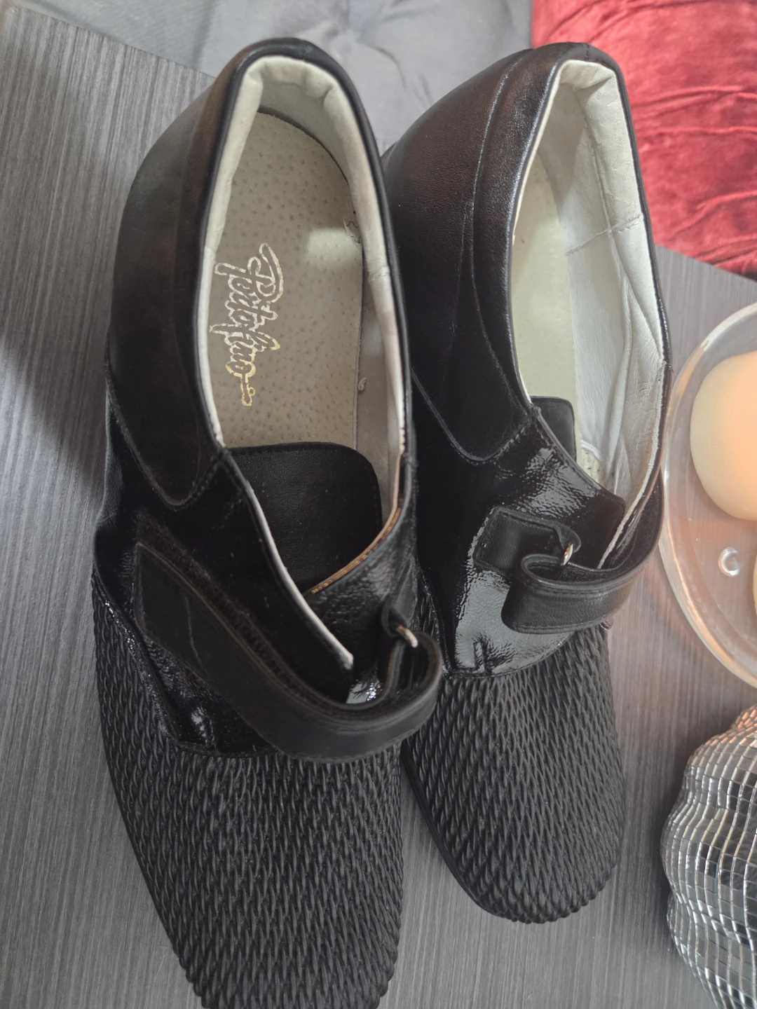 Petite Fleur black shoes sz 10 - photo 3