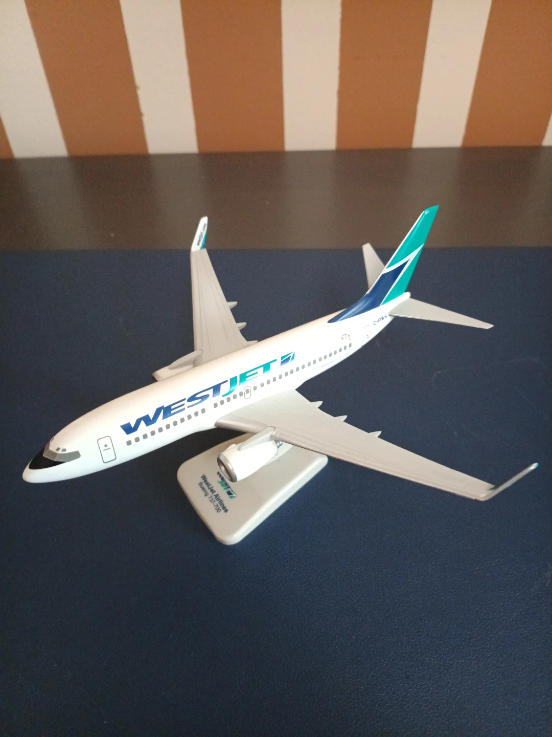 WestJet Airlines Boeing 737-700 Model Airplane