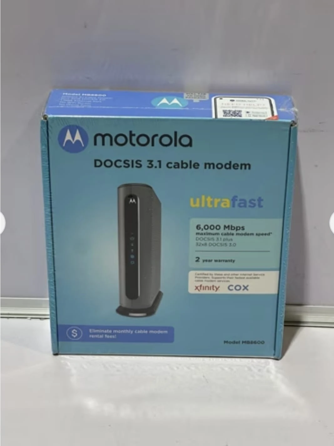 Motorola MB8600 DOCSIS 3.1 Cable Modem