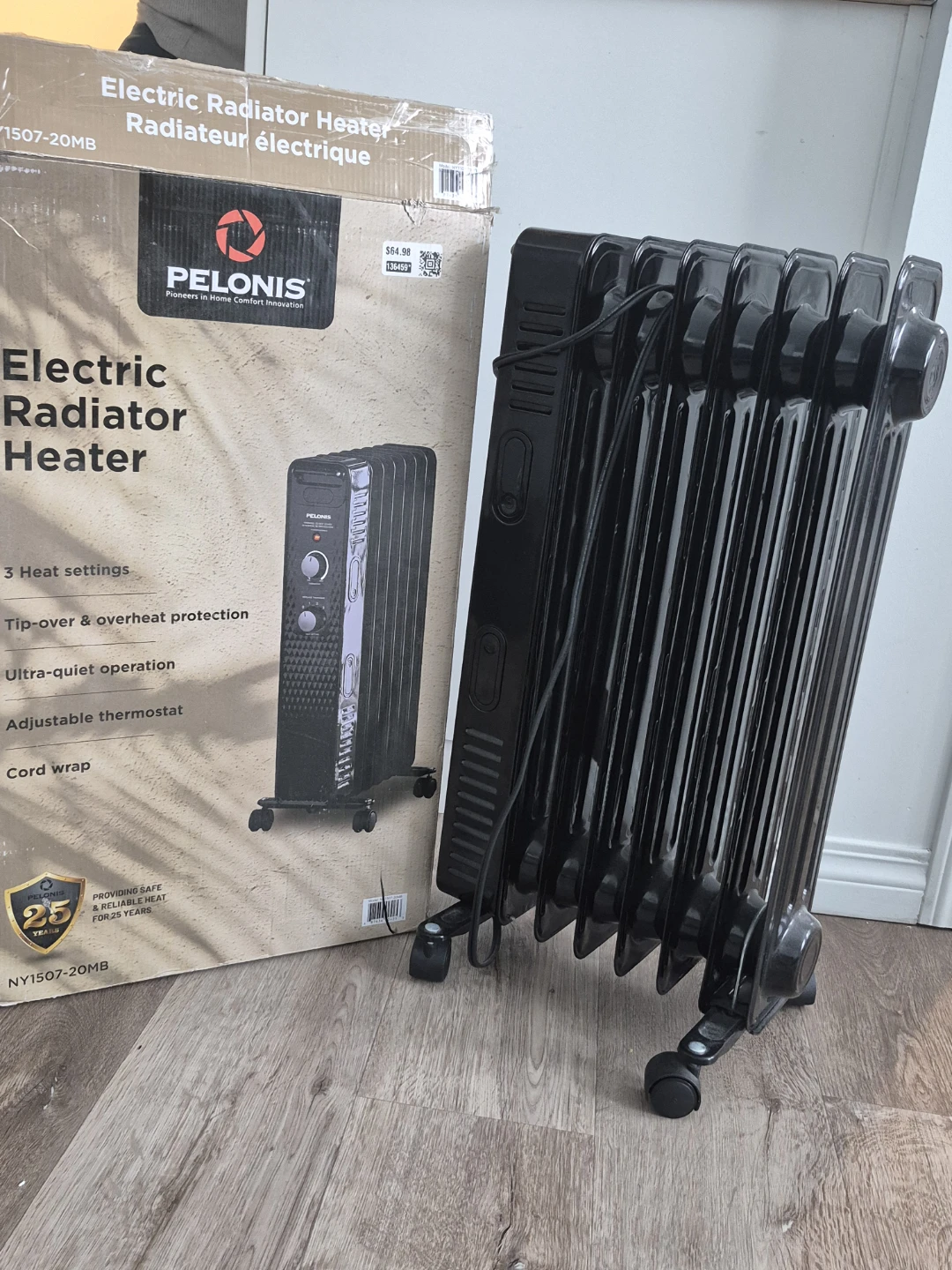 Pelonis Electric Radiator Heater