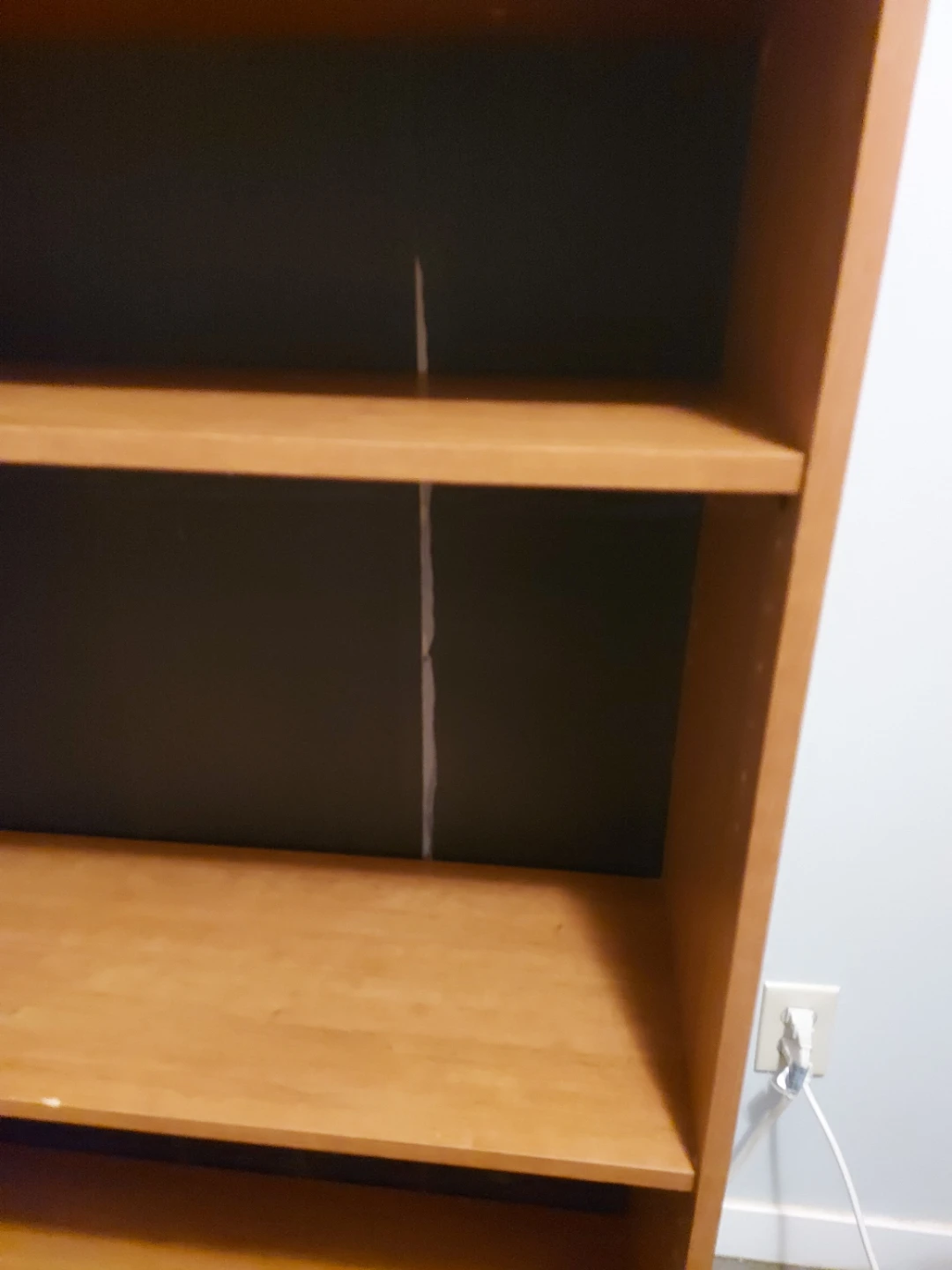 Wooden 3-Shelf Bookcase - photo 3