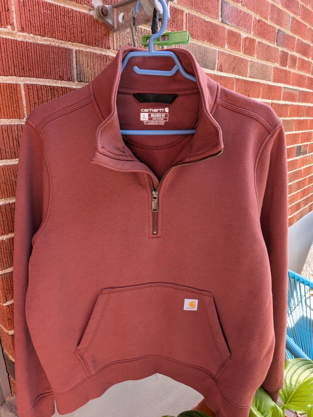 Carhartt Relaxed Fit Quarter-Zip Sweatshirt