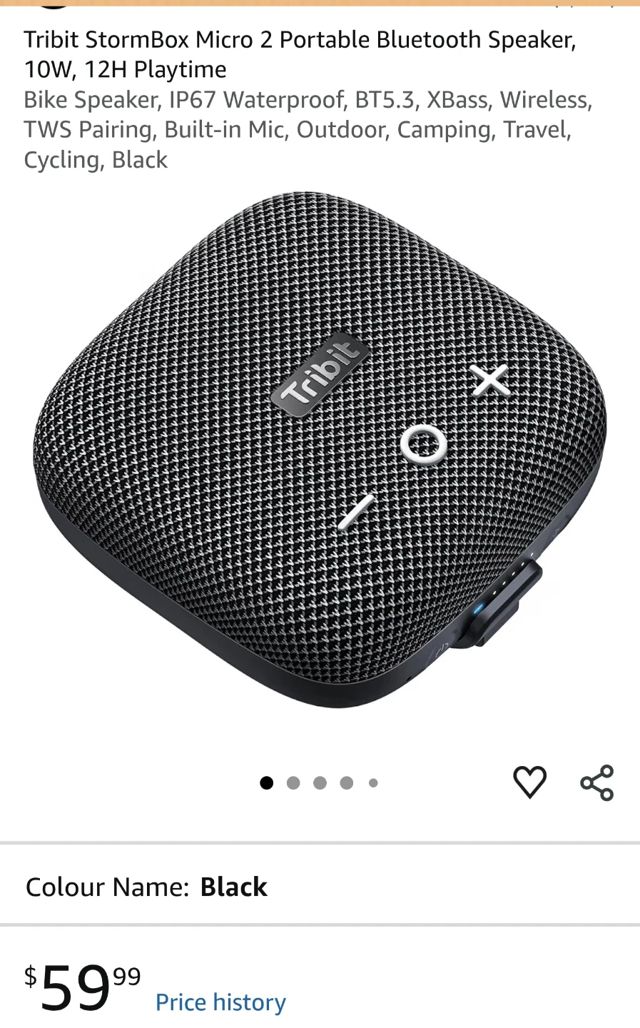 Tribit StormBox Micro 2 Portable Bluetooth Speaker - photo 3