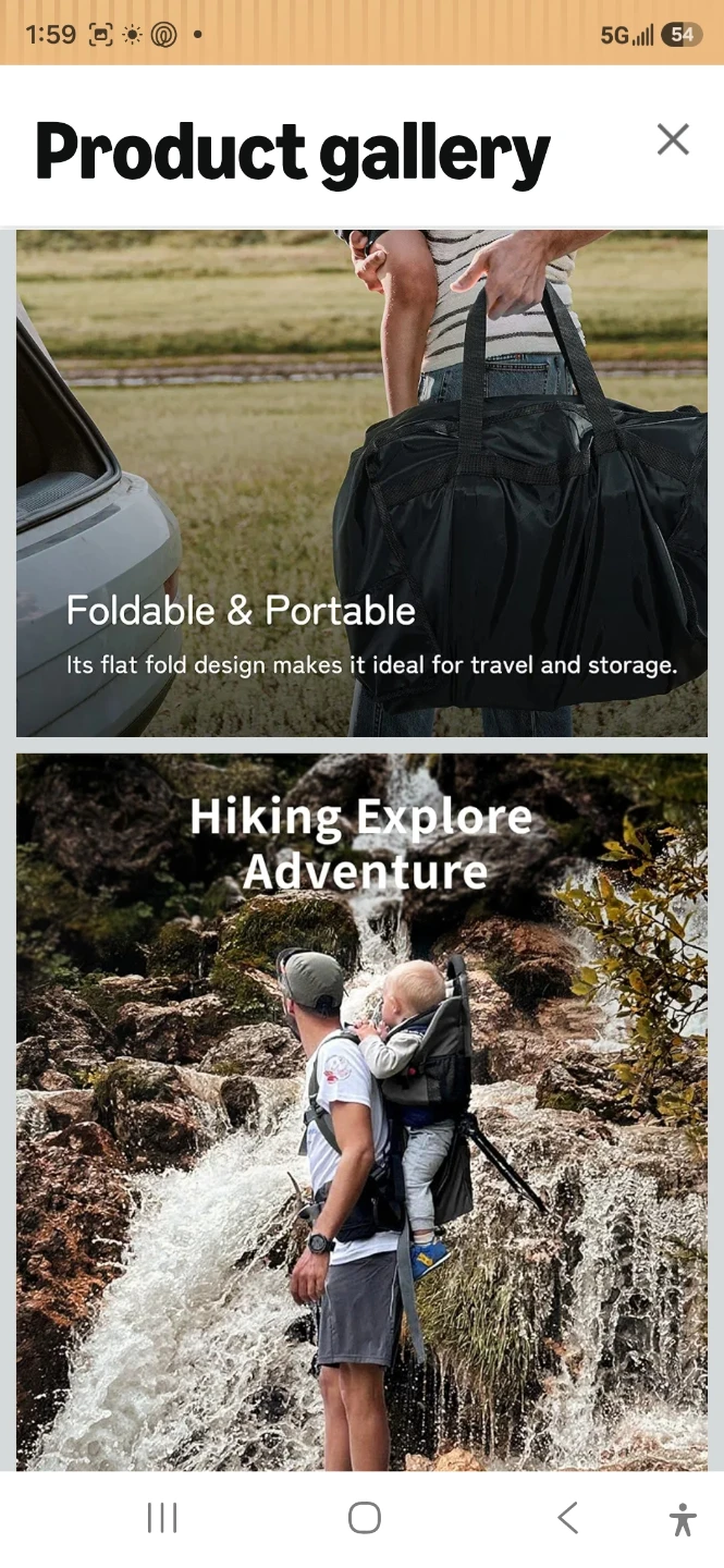 Besrey Baby Hiking Carrier - photo 5