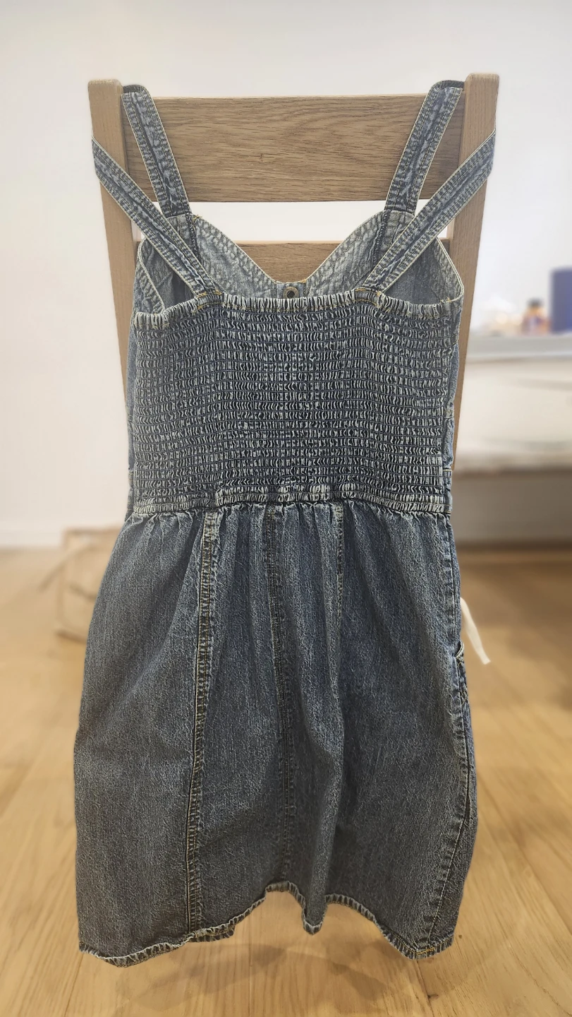 Blue Denim mini Dress - photo 2