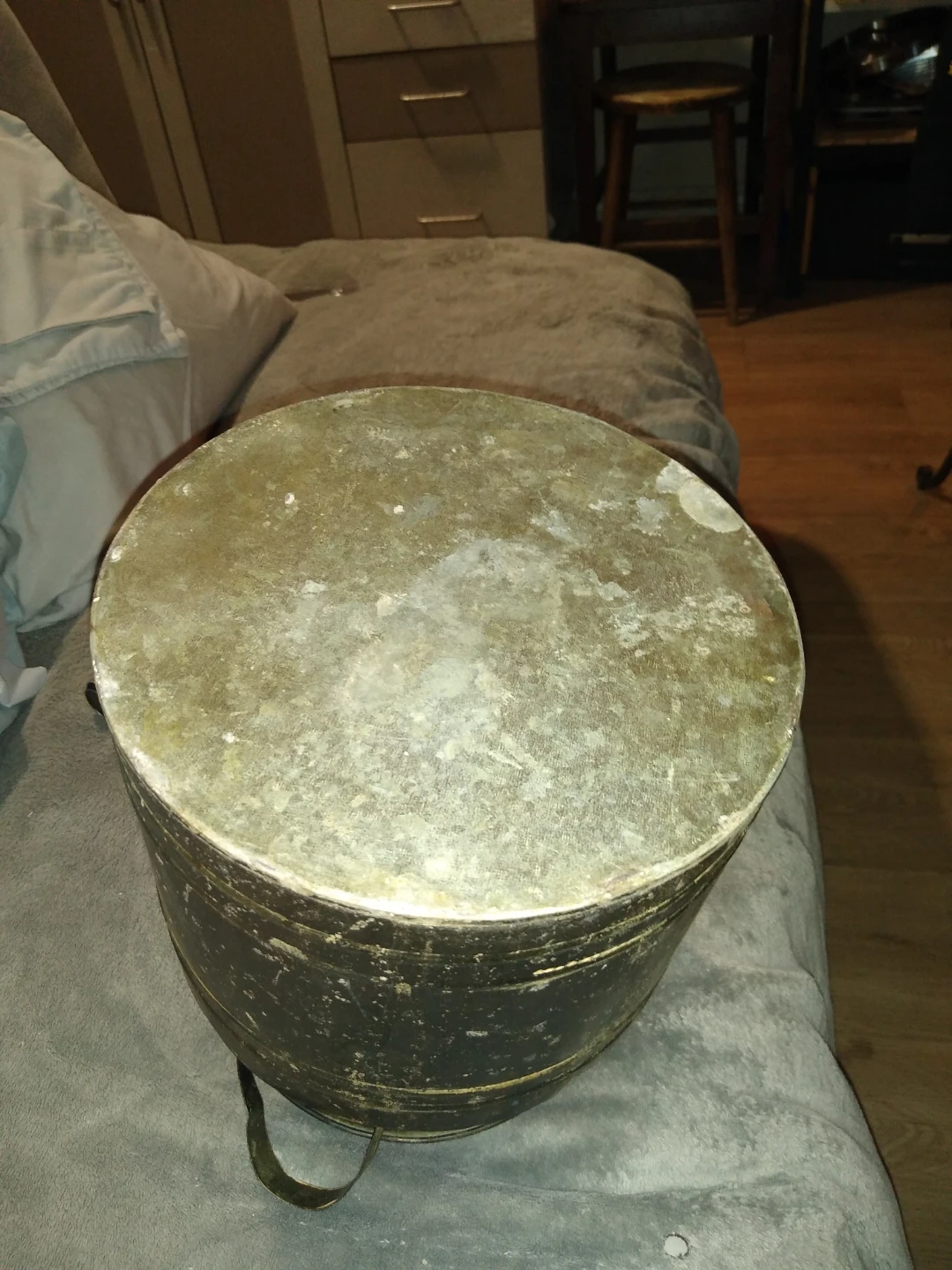 Vintage metal cream or milk can - photo 4