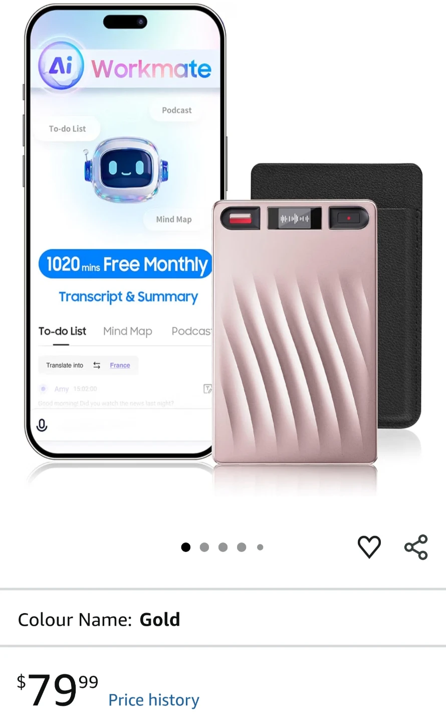 Recpoint Note AI Voice Recorder