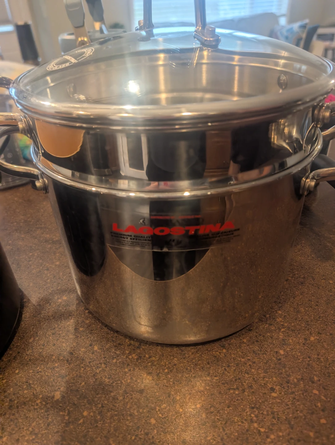 Lagostina Stainless Steel Pasta Pot w/ Strainer & Lid