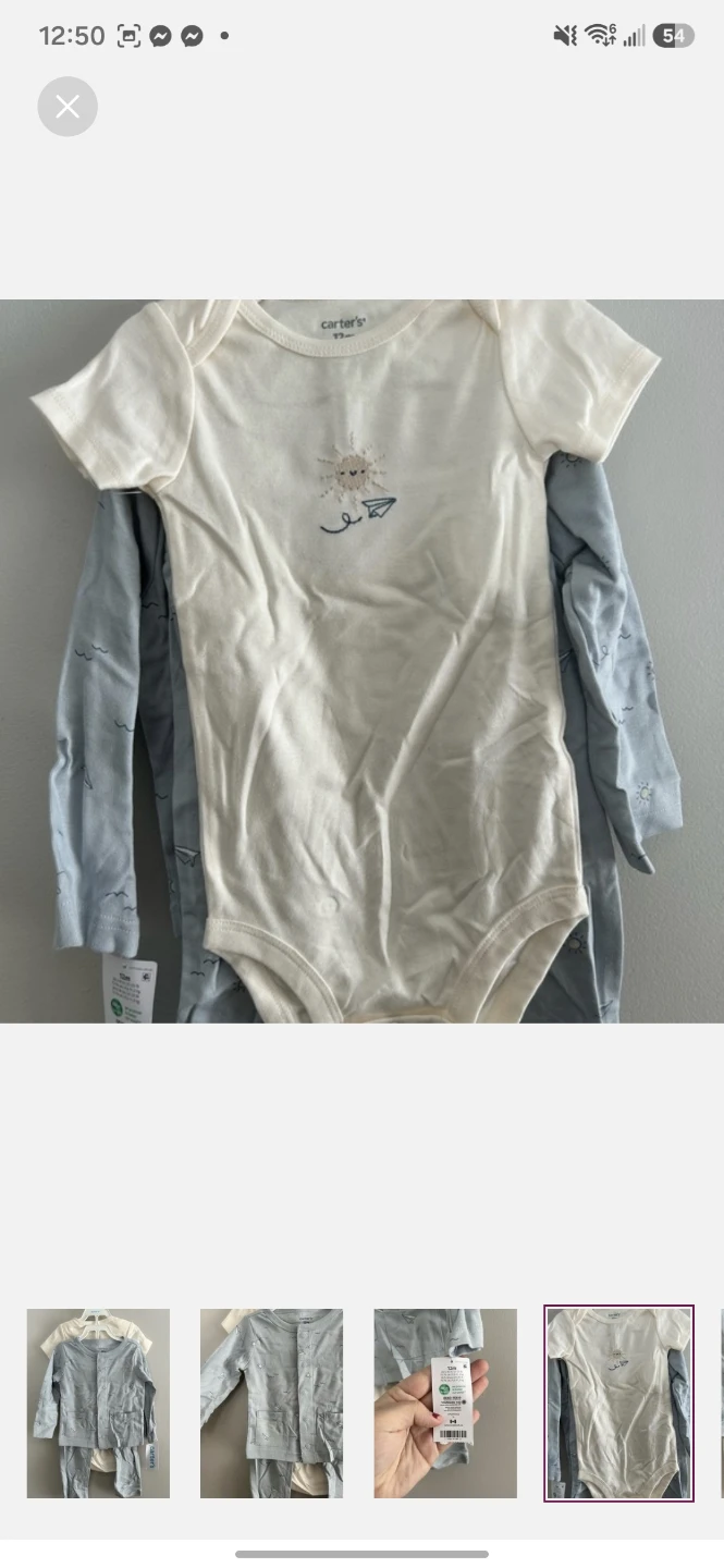 Carter's 3-Piece Baby Outfit Set - 12 Months - photo 4