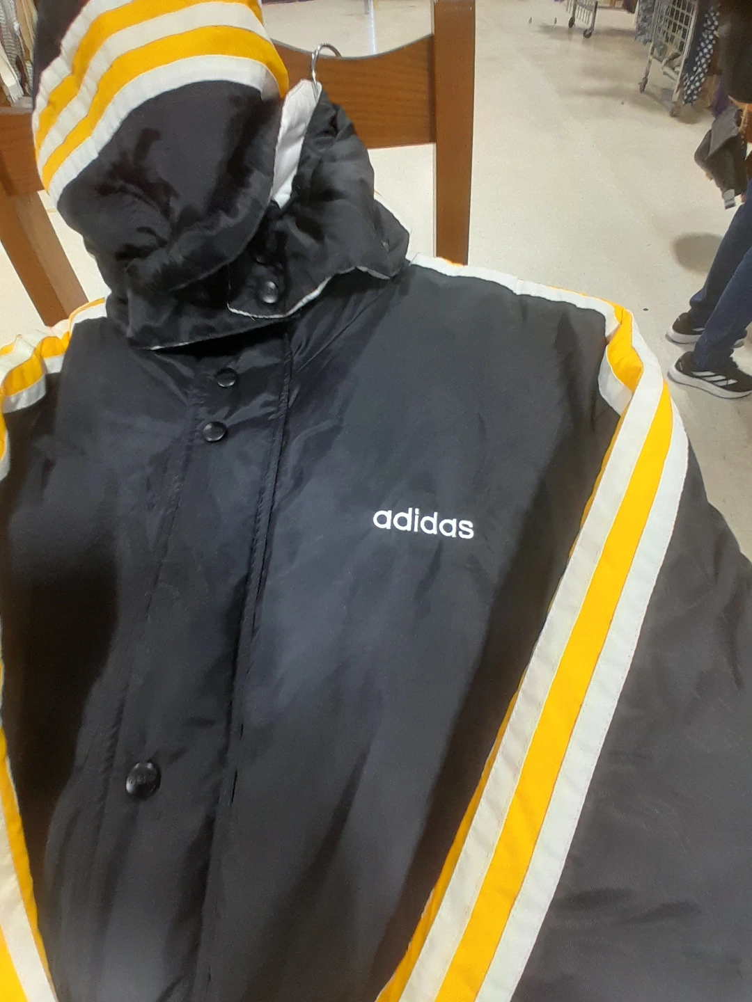 Adidas Hooded Overall  Winter Jacket Men's L