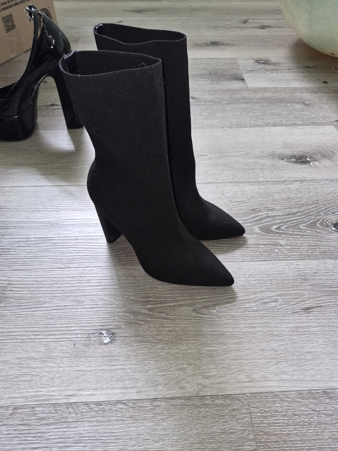 ALDO Black Sock Boots