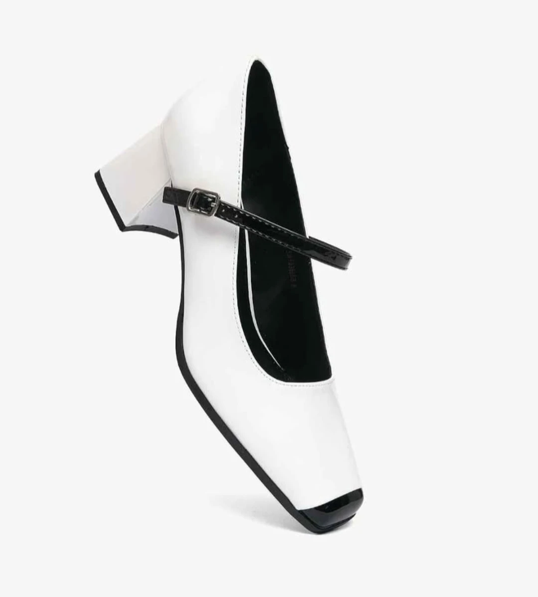 New white block heel Mary Janes 🏈 - photo 2