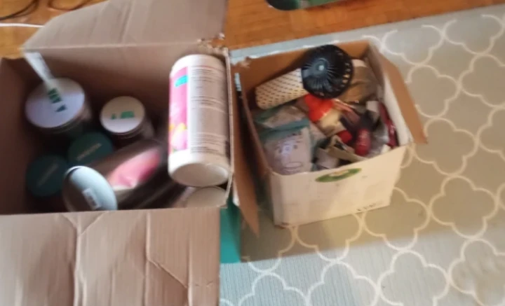 Assorted Household Items and Containers
