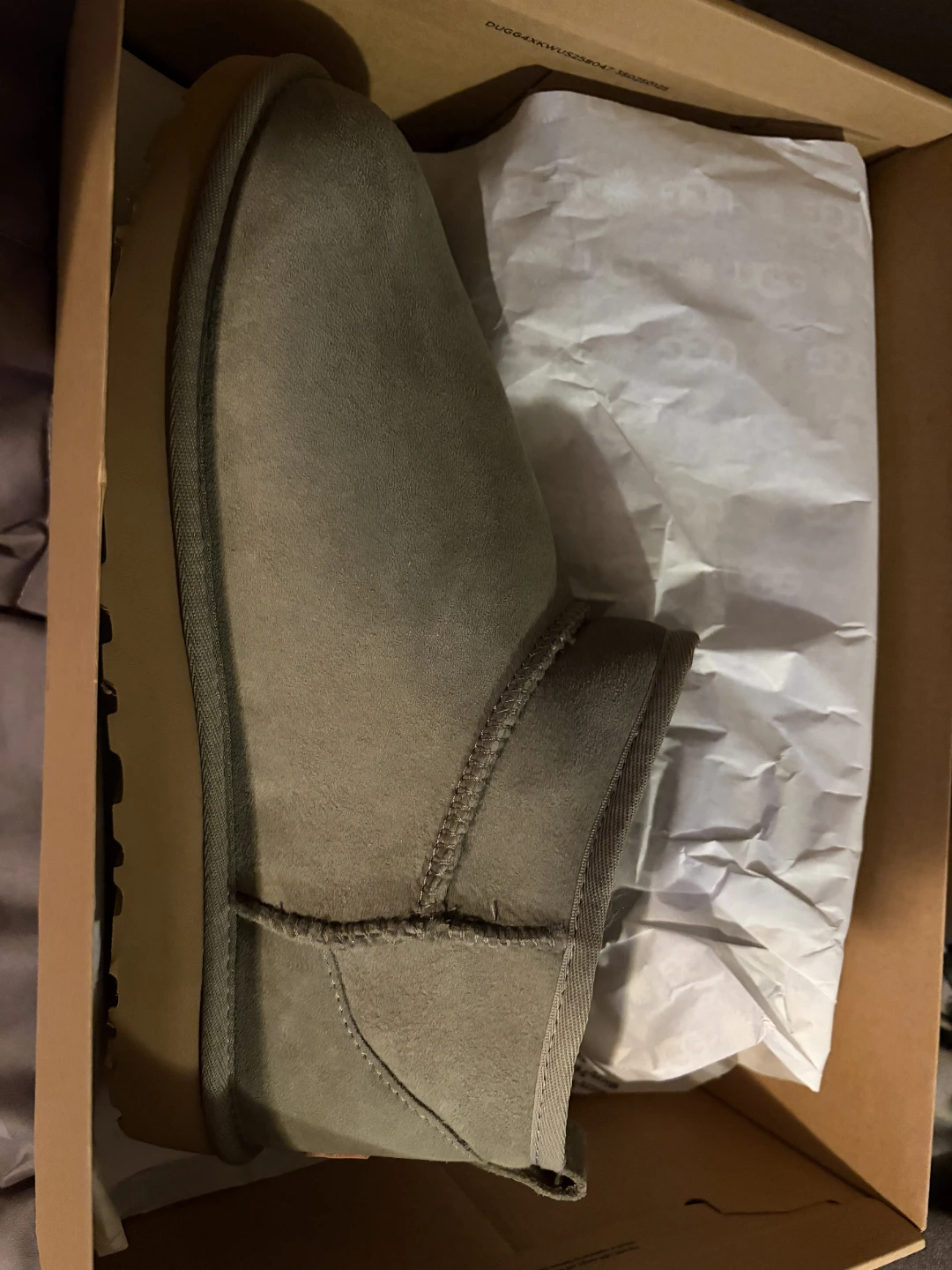 UGG Classic Ultra Mini Boots - Grey
