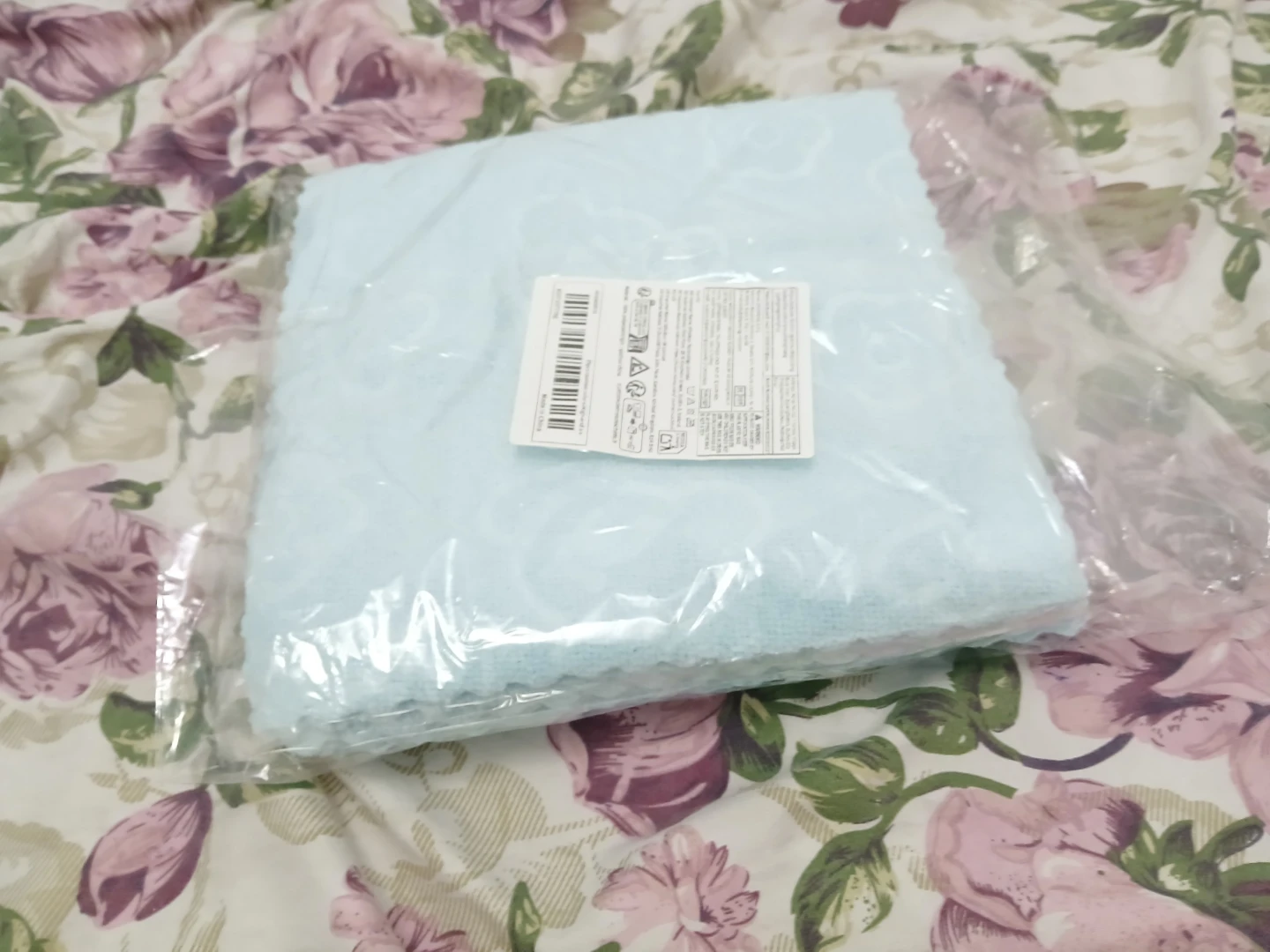 20 pcs Light Blue Textured towels