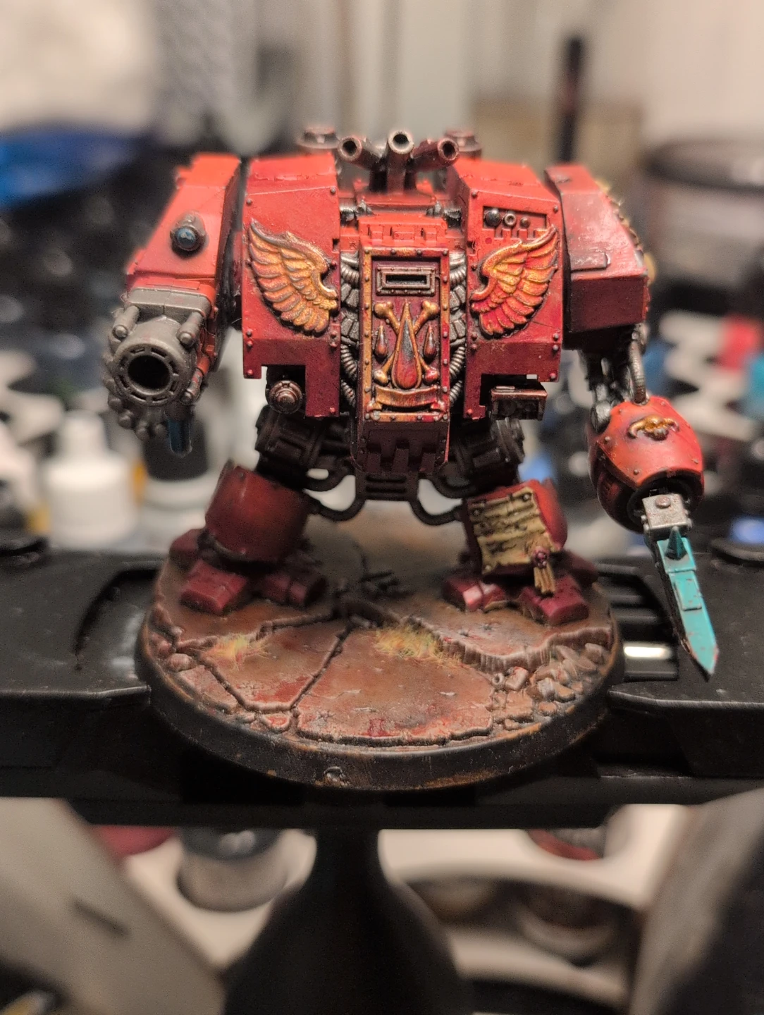 Warhammer 40k Blood Angels Dreadnought