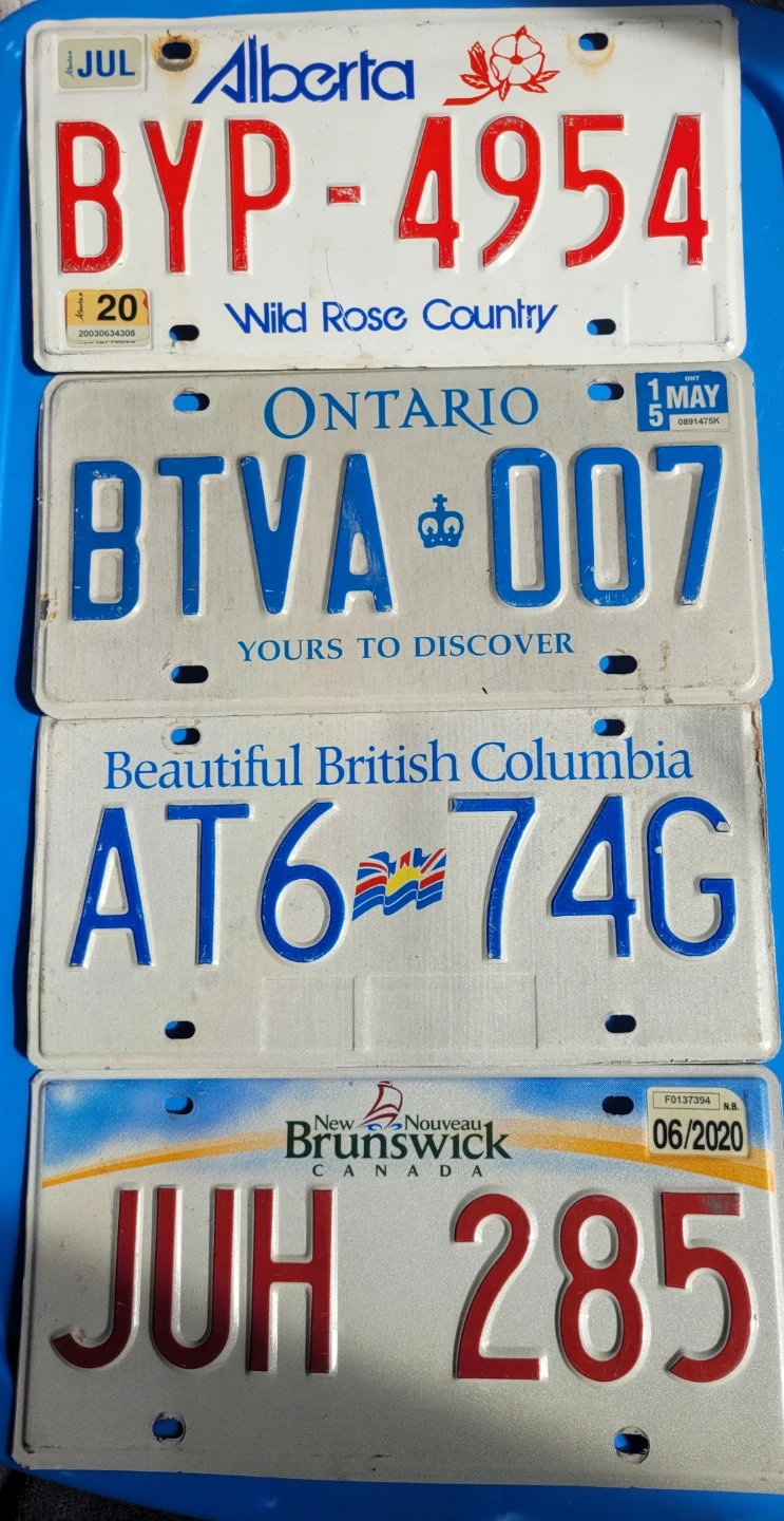 License plate collection