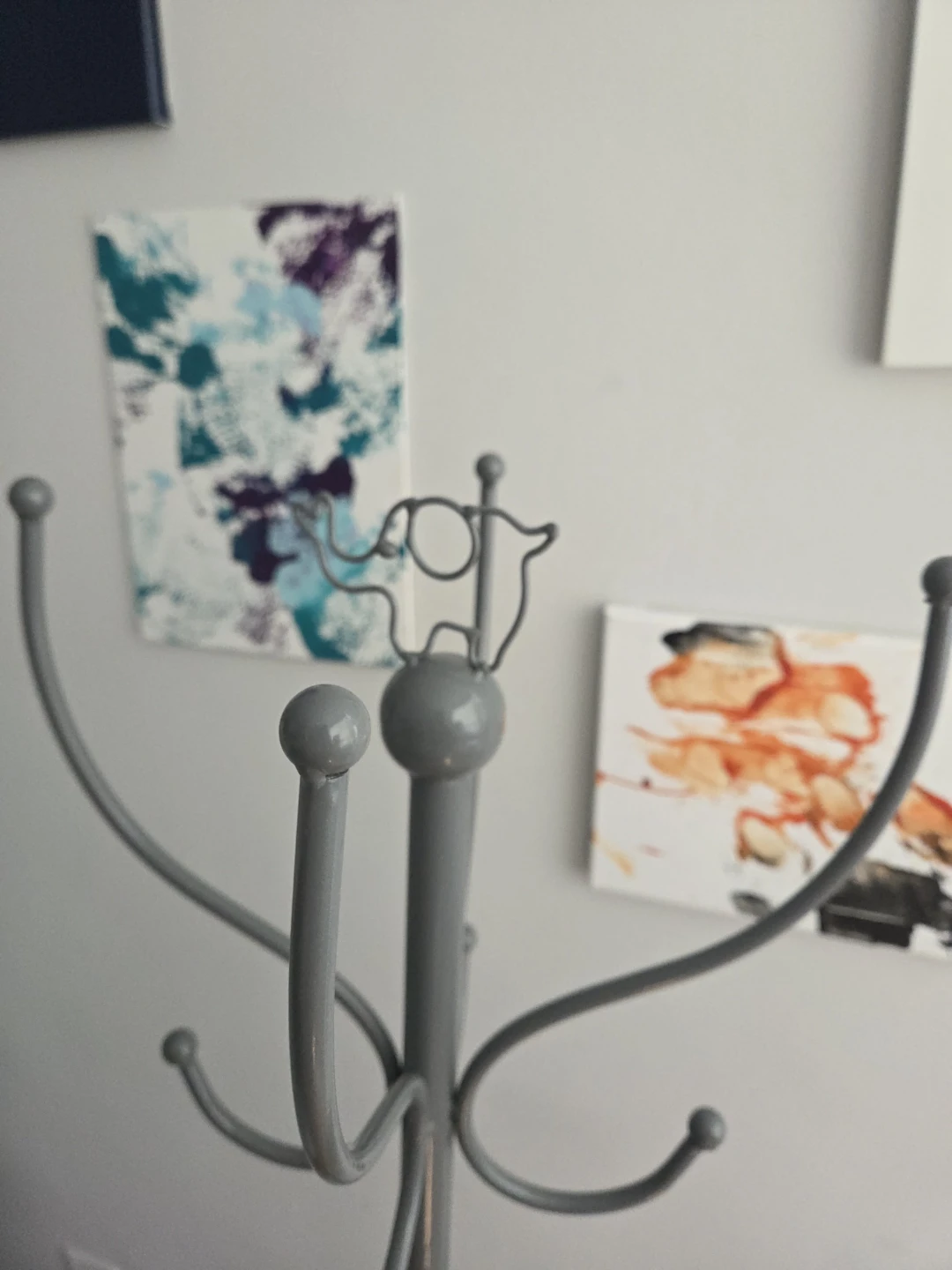 Kids Metal Coat Rack with Elephant Detail - photo 2