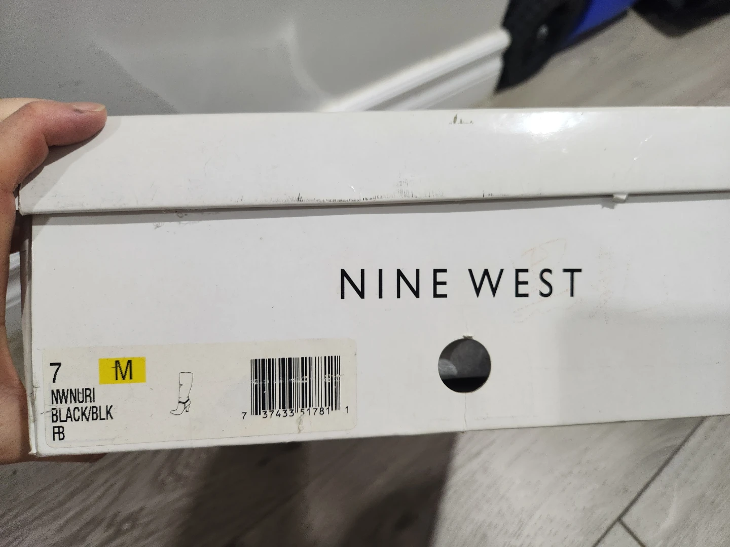 Nine West Black Knee-High Boots Size 7 - photo 5