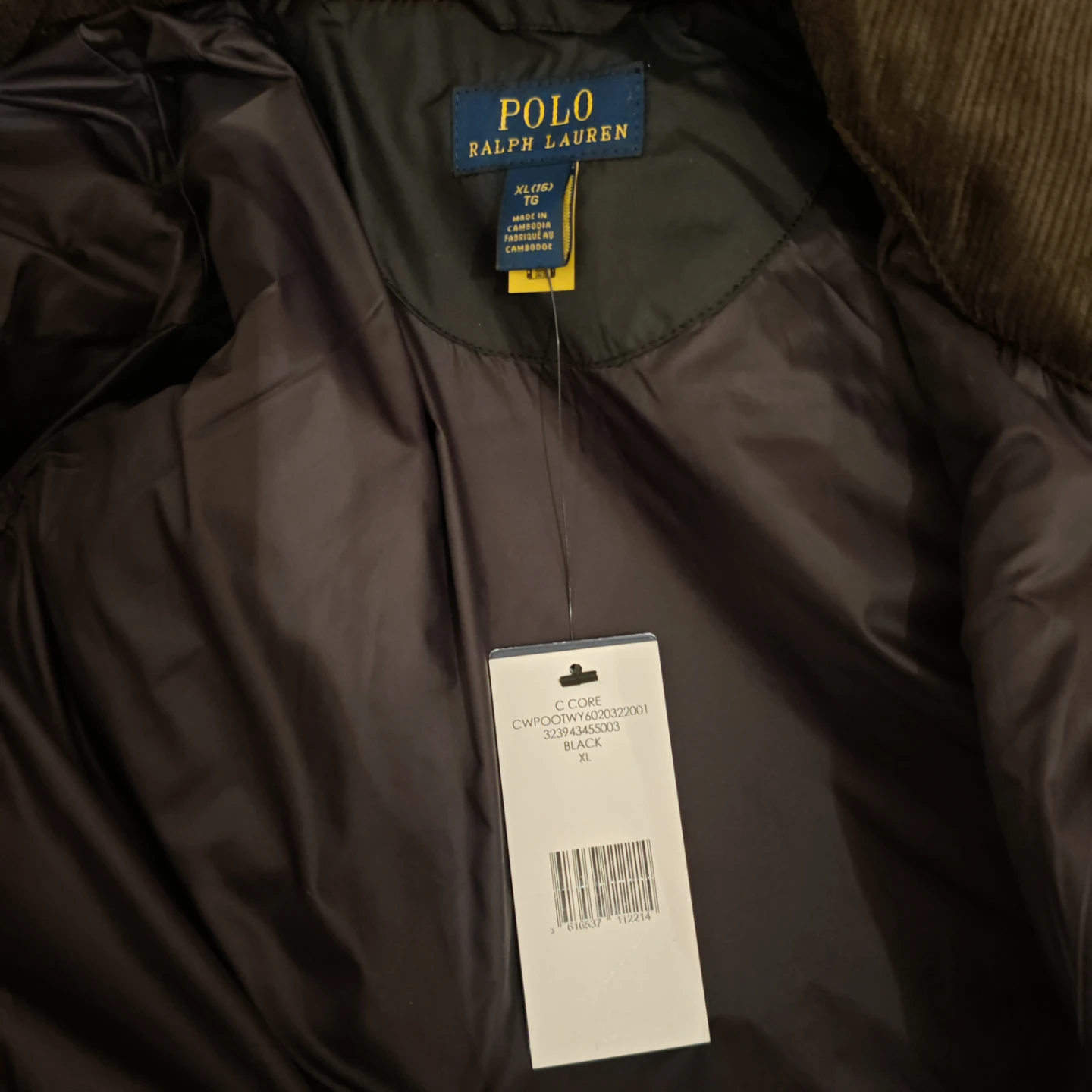 Polo Ralph Lauren Quilted Jacket Black - photo 4