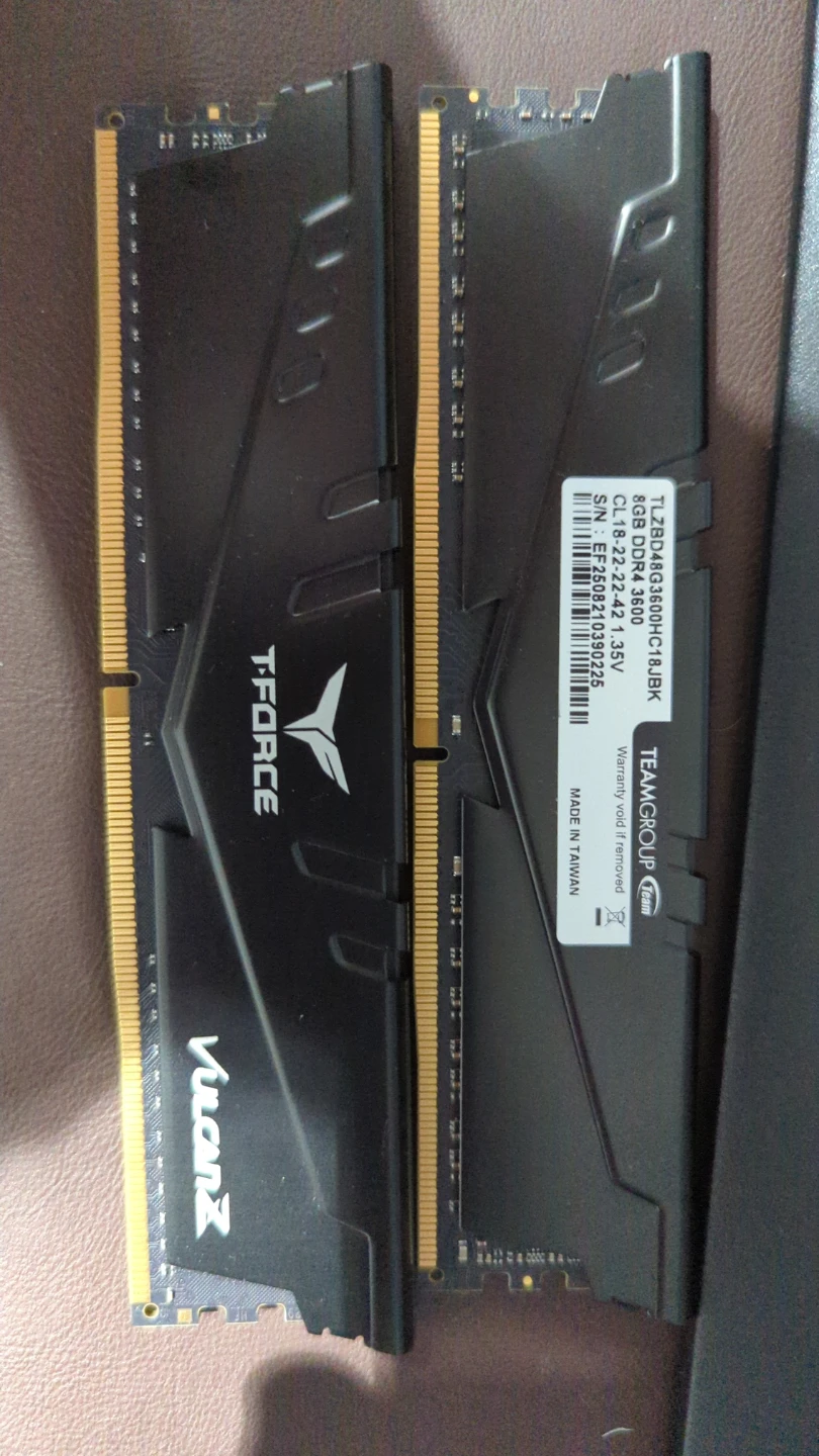 TeamGroup T-Force VulcanZ DDR4 3600 8GB RAM Stick