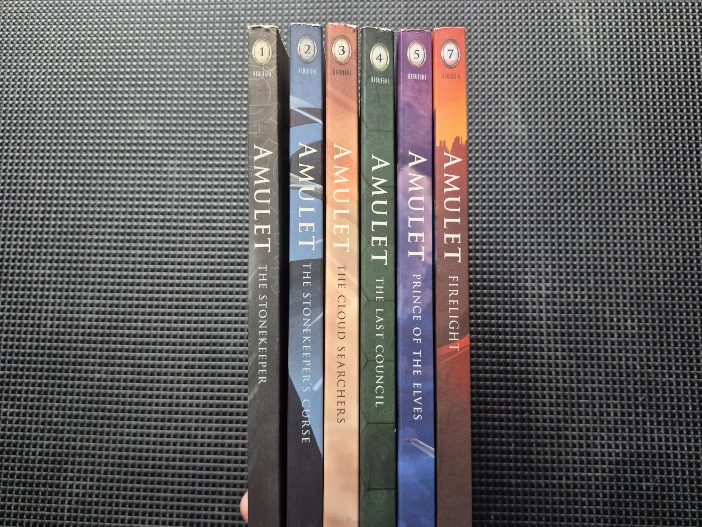 "Amulet" Graphic Novel Series, Books 1-5 + 7
