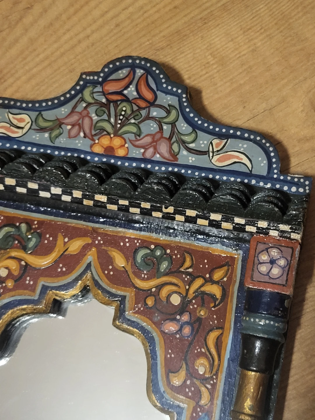 Hand-Painted Folk Art mirror! - photo 2