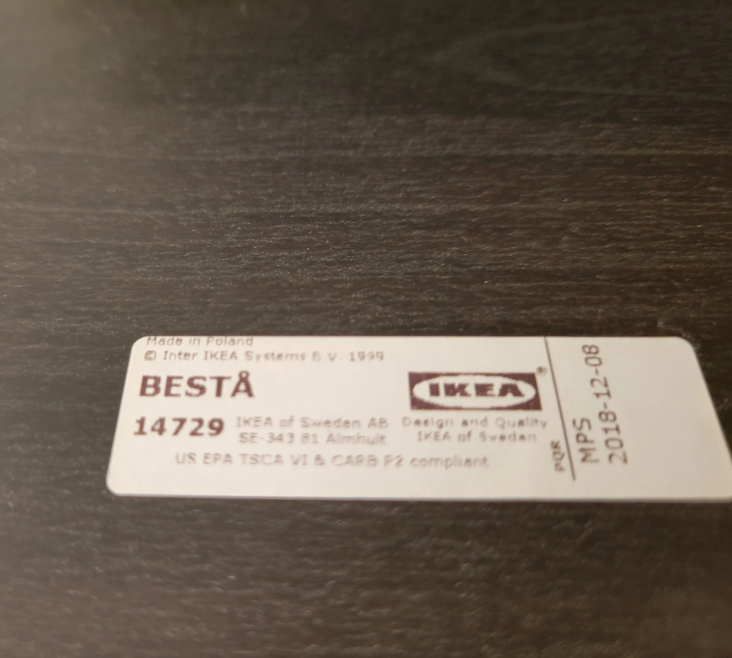 IKEA BESTÅ Shelf Unit / Storage Cabinet Includes Wall Mount Rail - photo 4