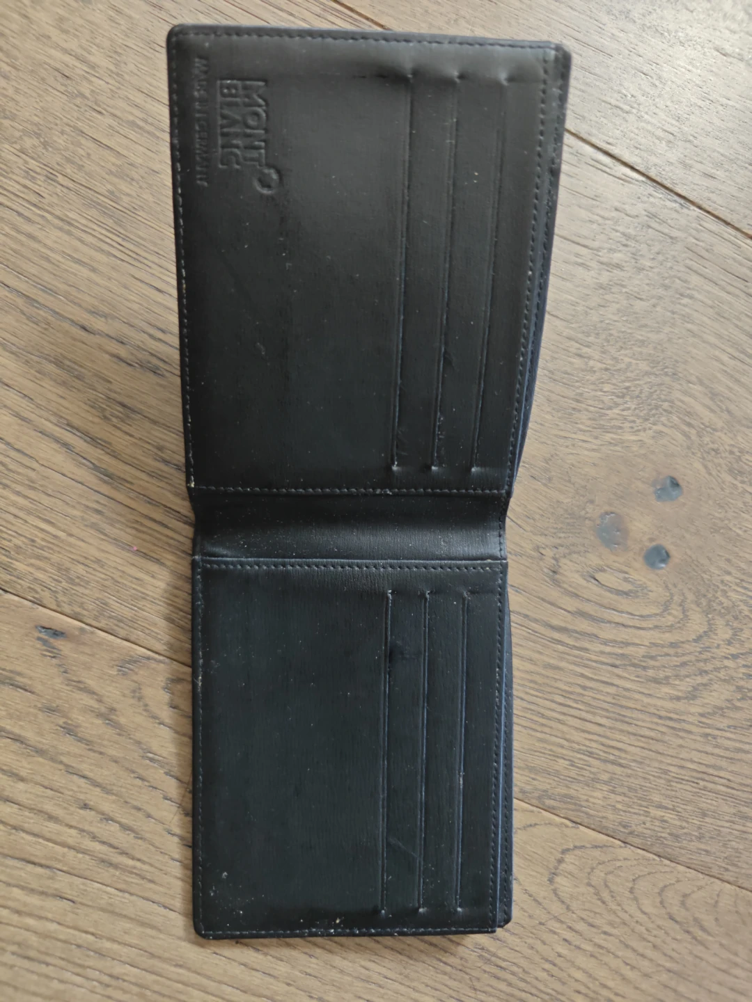 Montblanc Black Leather and Fabric Wallet - photo 3