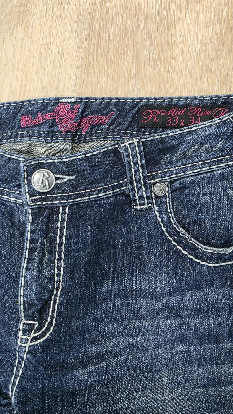 Rock & Roll Cowgirl Mid Rise Jeans - photo 4
