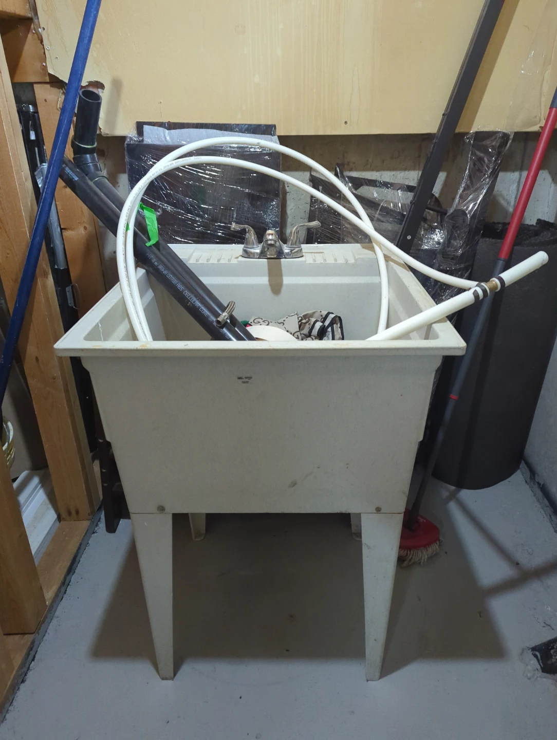 Utility Laundry Sink with Faucet