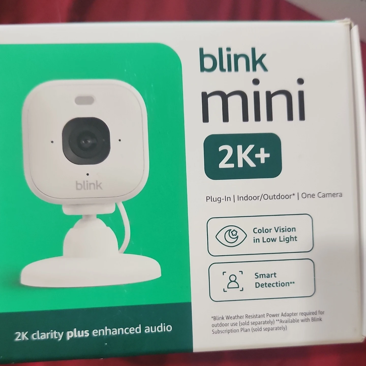Blink Mini 2K+ Indoor/Outdoor Security Camera