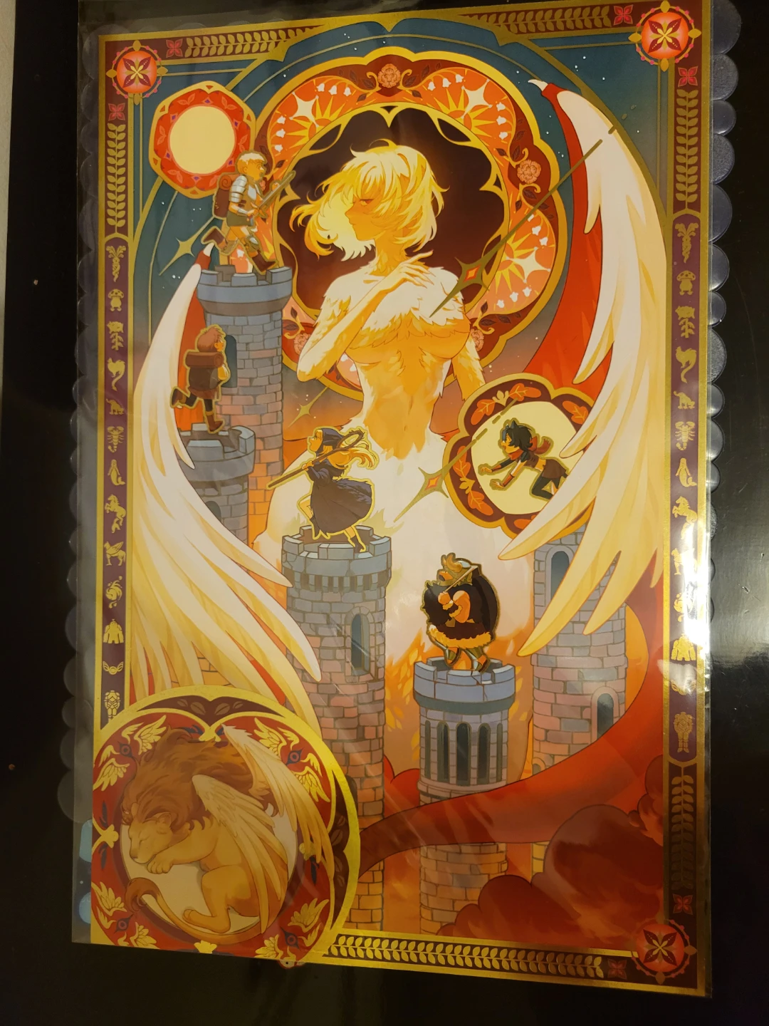 Delicious in Dungeon 11×17" Gold Foil Print Anime Poster - photo 2