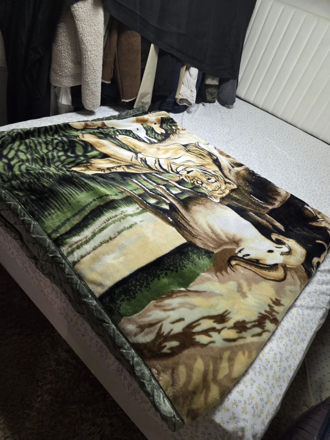 Leopard Print Plush Blanket - photo 2