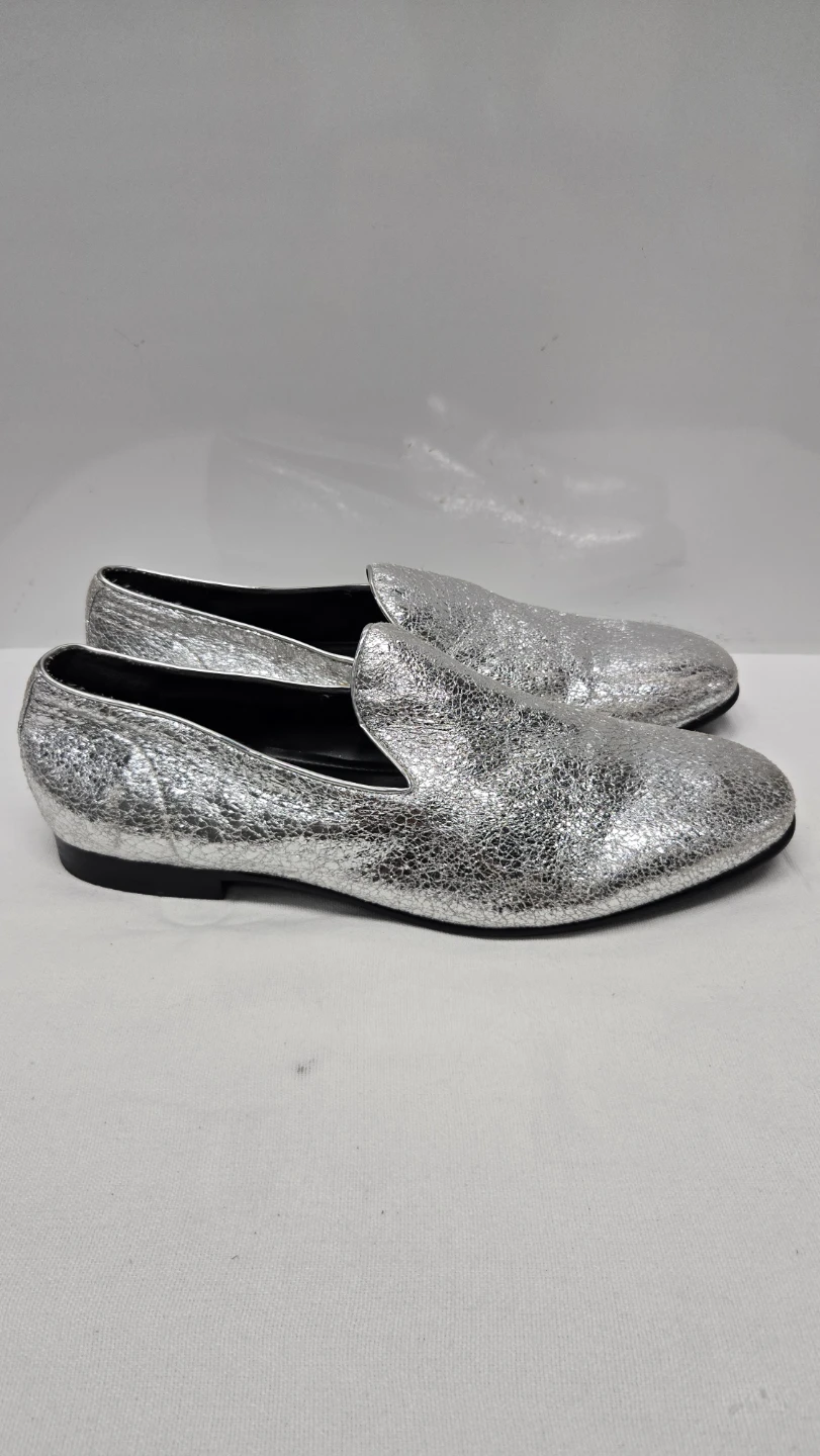 ALDO Silver Glitter Faux Leather Slip-On Loafer - photo 3
